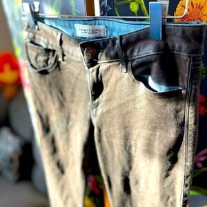 Habitual Waxed Jeans Leather-look size 26 coated skinny jeans